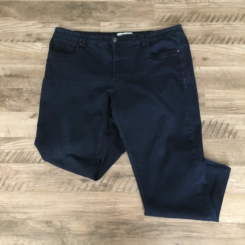 Parasuco Bluish Black Modal Blend Jeans Size 16 x 30 Slimming